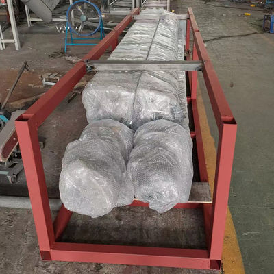 سرعت قابل تنظیم نوار نقاله مارپیچی بدون شفت فولاد کربنی 1 ~ 100 متر سفارشی