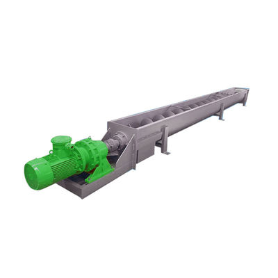 کیفیت  Slag Carbon Steel Sprial 304 Stainless Screw Conveyor For Cement کارخانه