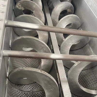 سنگ شکن فلز کربن اسپریال 304 ناقل پیچ بی فولاد برای سیمان