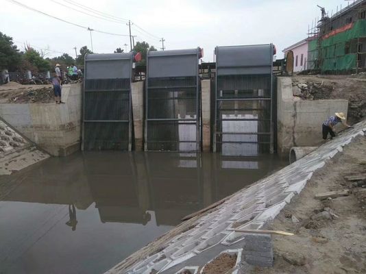 صفحه نوار مکانیکی صرفه جویی در مصرف آب که برای ایستگاه پمپ رودخانه استفاده می شود