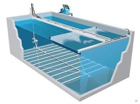 تراش دهنده لجن پایین رفت و برگشتی