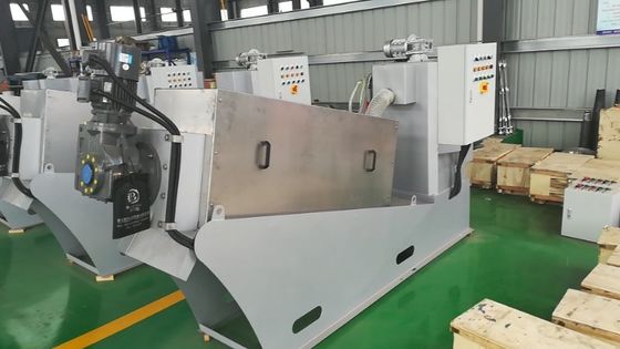 صنایع غذایی دستگاه آبگیری لجن اسکرو از جنس استنلس استیل