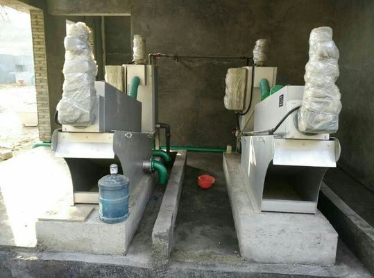 4.5m3 / h دستگاه آبگیری لجن پرس پیچ ، تجهیزات آبگیری لجن شیمیایی