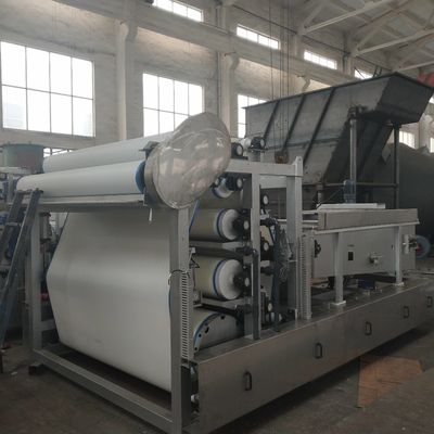 تجهیزات آبگیری دوغاب از جنس استنلس استیل ، تصفیه فاضلاب پرس کمربند 10m3 / h