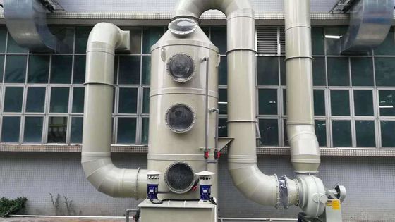 برج جذب گاز شیمیایی ، اسکرابر برج سفید اسپری