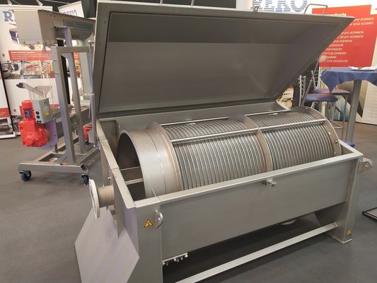 تجهیزات حذف آوار ریز درام میکرو فیلتر درجه مواد غذایی با سیستم شستشوی معکوس