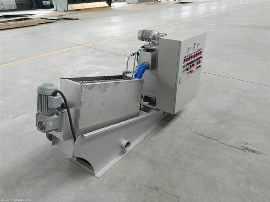 دستگاه آبگیری لجن انباشته پیچ 100 میلی متری درجه صنعتی