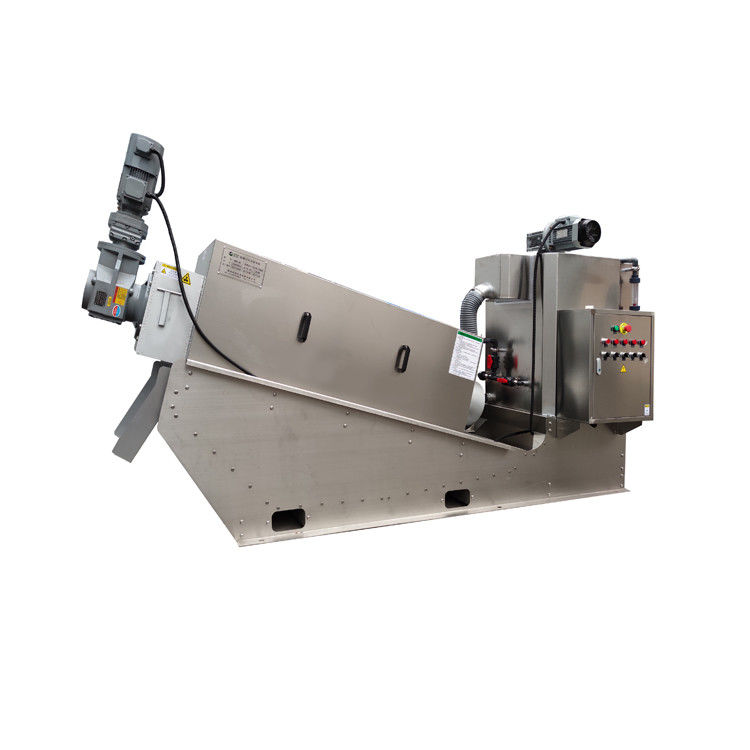 دستگاه آبگیری لجن مارپیچی 12m3/H آبگیری لجن زغال سنگ استیل ضد زنگ