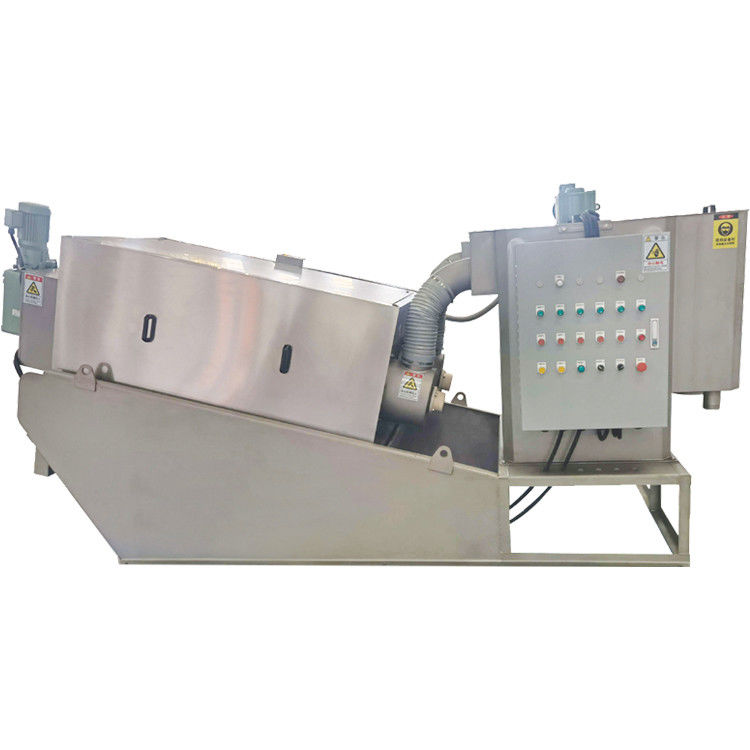 20m3/H دستگاه آبگیری لجن مارپیچی تجهیزات تصفیه لجن کود کشاورزی