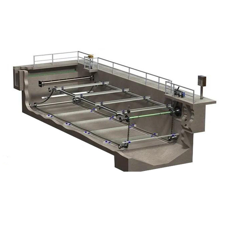 لجن خراش زنجیر غیر فلزی در مخزن ته نشینی لجن