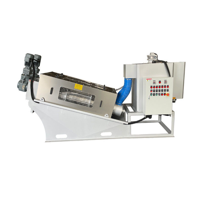 دستگاه جداسازی مایع جامد لجن آبگیری کامل اتوماتیک پیچ نوع پیچ