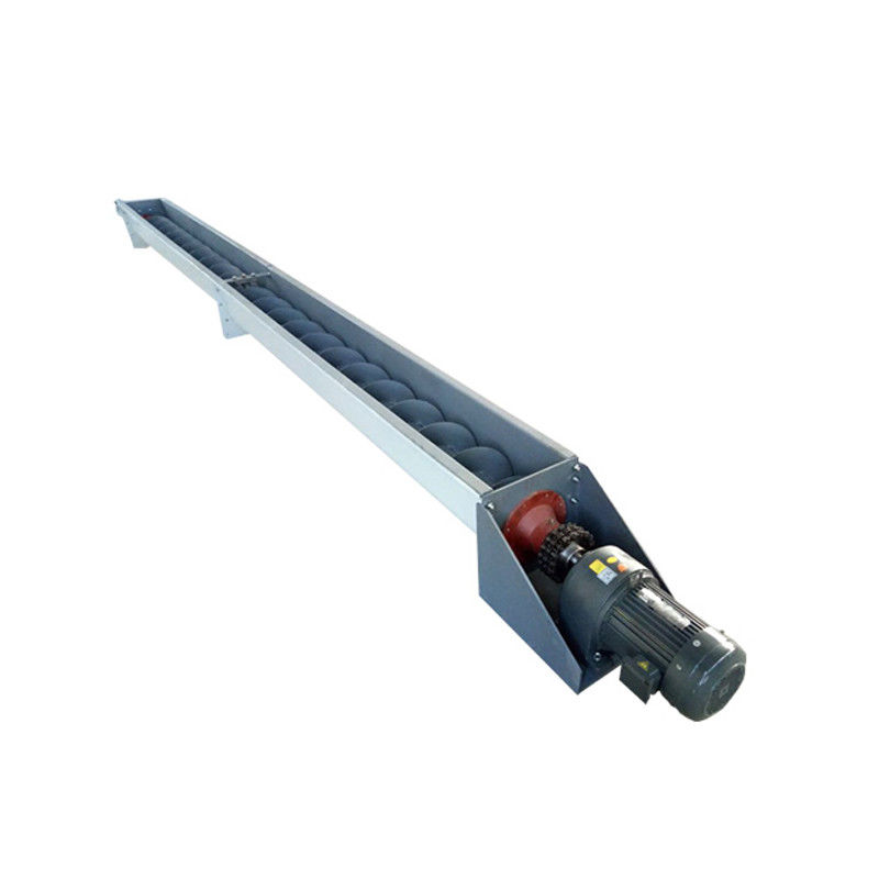 نوار نقاله پیچ بدون شفت فولاد کربنی با طول 1 تا 100 متر برای پودر دانه سیمان