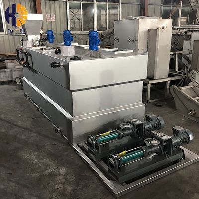 SS304 سیستم دوز یکپارچه PAM 1000 لیتر در ساعت تصفیه فاضلاب