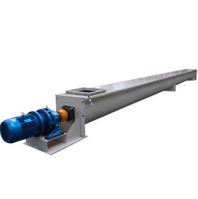 دستگاه تغذیه اسکرو نقاله لجن بدون شفت صنعتی SS304 U Groove