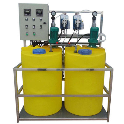 1000L/H PE Pac Pam فلوکولانت دستگاه دوز خودکار با انحلال آهسته رهش