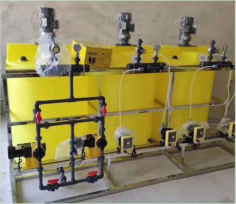 1000L/H PE Pac Pam فلوکولانت دستگاه دوز خودکار با انحلال آهسته رهش