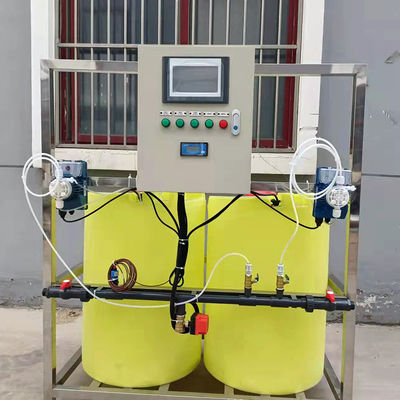 1000L/H PE Pac Pam فلوکولانت دستگاه دوز خودکار با انحلال آهسته رهش