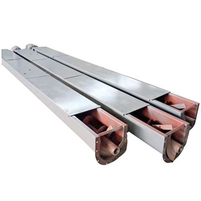 سیستم نوار نقاله مارپیچی بدون شفت دانه ذغال سنگ 2m3/H نوار نقاله فولادی کربنی