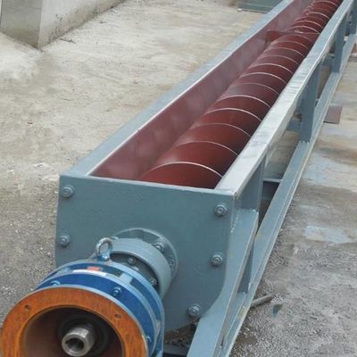 سیستم نوار نقاله مارپیچی بدون شفت دانه ذغال سنگ 2m3/H نوار نقاله فولادی کربنی