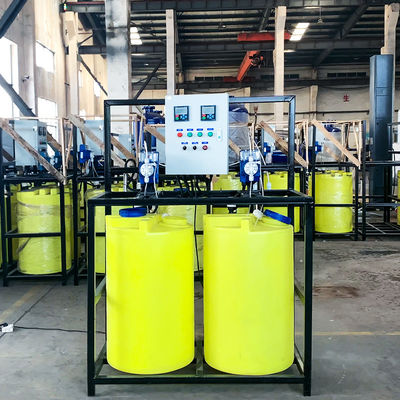 سیستم دوز شیمیایی اتوماتیک عمودی PE 500 لیتر در ساعت