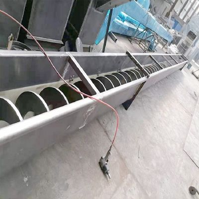 نوار نقاله پیچ فولادی ضد زنگ افقی دو شفت 1000 میلی متر برای صنعت زغال سنگ