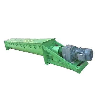 دستگاه نوار نقاله مارپیچ پودر لجن بدون شفت نوع U SS316L 1-10t/h