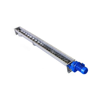 نوار نقاله پیچی شیبدار Ss قابل حمل 30t/H تسمه نقاله پیچی لجنی شیاردار