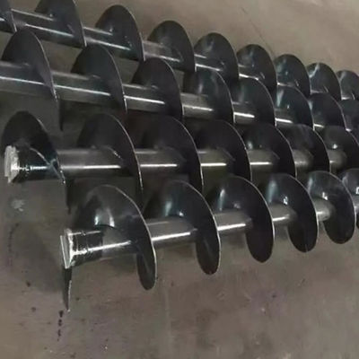 نوار نقاله پیچ بدون شفت فولاد کربنی با طول 1 تا 100 متر برای پودر دانه سیمان