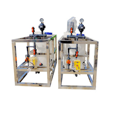 دستگاه دوز تمام اتوماتیک CE ISO 250L~10000L سیستم دوز فلوکولانت PAC/PAM