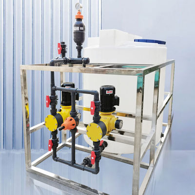 دستگاه دوز تمام اتوماتیک CE ISO 250L~10000L سیستم دوز فلوکولانت PAC/PAM