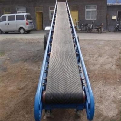 نوار نقاله زباله قابل حمل ، دستگاه نوار نقاله پیچ 500 میلی متر
